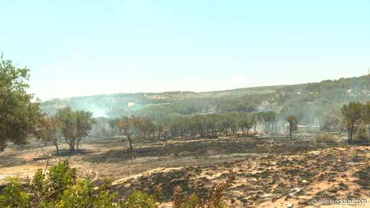 Blanco County resident stayed behind during Smoke Rider Fire; 40 acres of property damage
