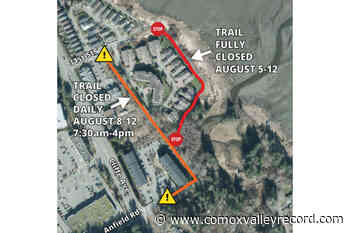 Temporary closures to portions of Courtenay Riverway for repairs - Comox Valley Record