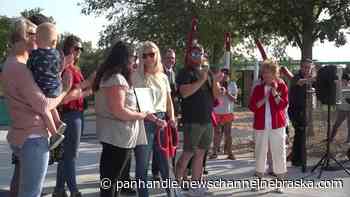 Sidney kids, adults celebrate new playground in Legion Park - News Channel Nebraska