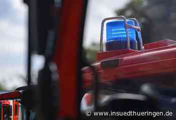 Schmalkalden - Stoppelfeld fängt Feuer - inSüdthüringen