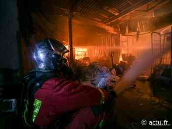 PHOTOS. Violent incendie d'une blanchisserie à Cachan, de fortes odeurs senties jusqu'à Paris - Le Pays d'Auge