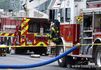 Teen uses trampoline so residents could jump out window to escape building fire