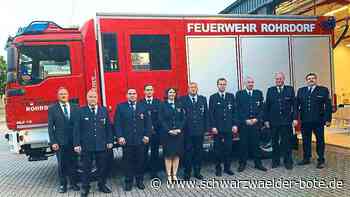 Freiwillige Feuerwehr - Rohrdorf hat einen neuen stellvertretenden Kommandanten - Schwarzwälder Bote