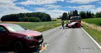 Hummel im Auto: Drei Verletzte, zwei Totalschäden | Lokale Nachrichten aus Detmold - Lippische Landes-Zeitung