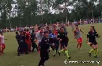 Agreden brutalmente a un árbitro durante un encuentro de fútbol en Carayaó - ABC Color
