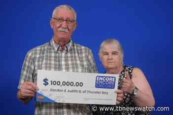 Thunder Bay couple celebrates $100K Encore win - Tbnewswatch.com