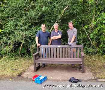 New bench installed in Osbaldeston in memory of Ribble Valley's longest serving councillor