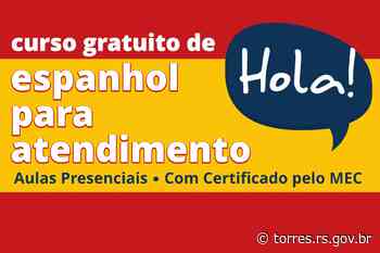 Programa Qualifica Torres oferece 25 vagas para Curso de Espanhol para Atendimento - Prefeitura de Torres (.gov)