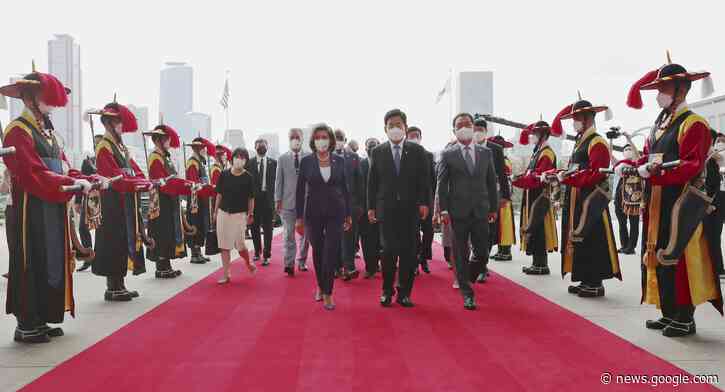 In S. Korea, Pelosi avoids public comments on Taiwan, China - The Associated Press - en Español