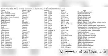 Sweet Home announces tryout dates for fall 2022-23 season - Amherst Bee