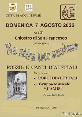 poesie-canti-dialettali-acqui terme-eventi-concerto - Radio Gold