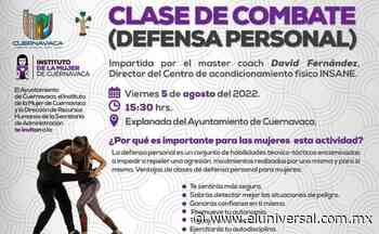 Promueven curso de defensa personal para mujeres en Cuernavaca - El Universal