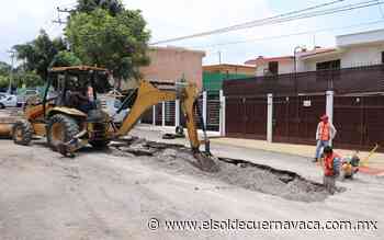 A marchas forzadas, reparan socavón de Teopanzolco - El Sol de Cuernavaca