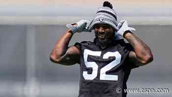 'Life of the party' Denzel Perryman all business on field for Las Vegas Raiders