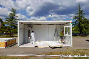 Figline, consegnati i primi sei moduli per la scuola L. Da Vinci. Al via il montaggio - Valdarnopost