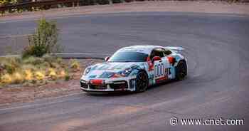 Porsche 911 Turbo S Proves Internal Combustion Isn't Dead at Pikes Peak     - CNET