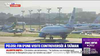 L'avion de Nancy Pelosi s'apprête à quitter Taïwan - BFMTV