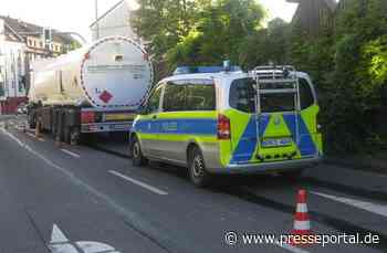 POL-ME: Polizei stoppt Tanklaster mit überhitzten Bremsen - Langenfeld - 2208016