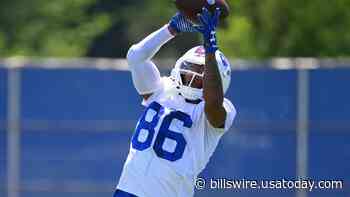 WATCH: Case Keenum, Tavon Austin connect early at Bills camp - Bills Wire