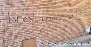 Shoppers baffled by website address graffitied all over Coventry city centre - Coventry Live