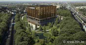 Gouden kubus wordt overbuur van de KBC-toren. Klaar in 2024 - Het Laatste Nieuws