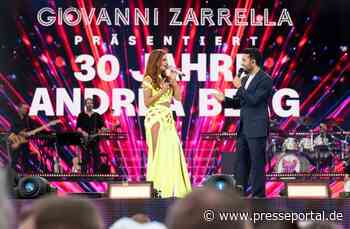 30 Jahre Andrea Berg: Giovanni Zarrella präsentiert im ZDF die Schlager-Party des Sommers
