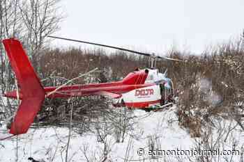TSB report into helicopter crash near Camrose warns of dangers of low-altitude flying - Edmonton Journal