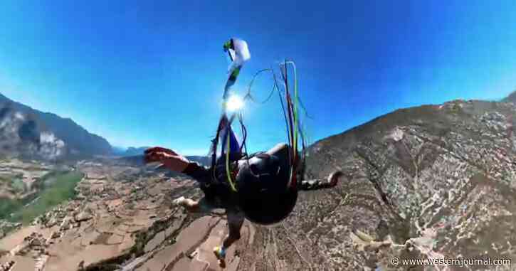 Watch: Paraglider Cheats Death with 1 Second to Spare - 'This Was Not the Day to Die!'