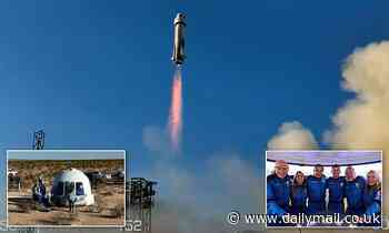 Jeff Bezos' Blue Origin successfully launches six people into suborbital space