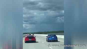 Race on Florida bridge caught on deputy's dash cam - Miami Herald