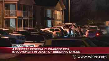 4 police officers federally charged with civil rights violation in Breonna Taylor death