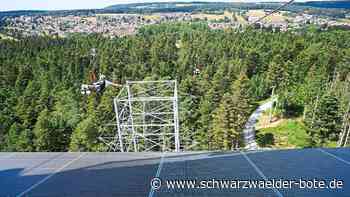 Seilrutschbahn in Schömberg: Jetzt ist auch der Flying Fox in Betrieb