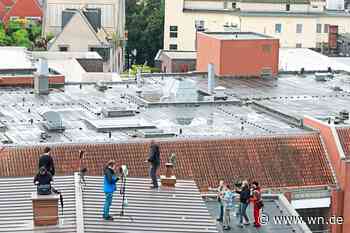 Verbrecherjagd übers Stadthaus-Dach