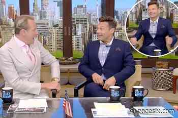 Ryan Seacrest laughs off wardrobe malfunction during 'Live' - Page Six