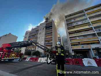 Un violent feu d’appartement se déclare rue Pégurier, à Nice