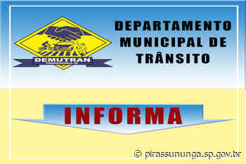 DEMUTRAN – Departamento Municipal de Trânsito Informa: - pirassununga.sp.gov.br