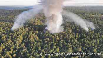 Waldbrand in Berlin: Weitere Explosionen - Feuer könnte noch Tage wüten