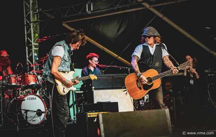 Johnny Depp and Jeff Beck have been accused of stealing lyrics from a poem on their album ’18’