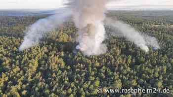 Waldbrand in Berlin: Weitere Explosionen - Feuer könnte noch Tage wüten