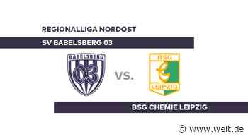 SV Babelsberg 03 - BSG Chemie Leipzig: Leipzig startet gegen Babelsberg - Regionalliga Nordost - WELT - WELT