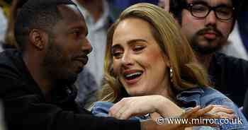 Adele 'ready to elope' with Rich Paul after flashing huge diamond ring on engagement finger - The Mirror