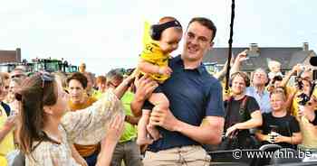 Ingelmunster kleurt geel voor huldiging Yves Lampaert: “Lampi is van ons” - Het Laatste Nieuws