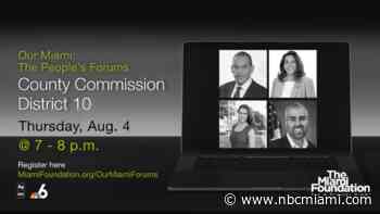Candidates for Miami-Dade County Commission District 10 to Participate in Forum Thursday