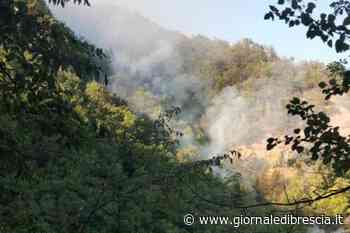 Brucia bosco nell'Acquese,bonifica con canadair e elicottero - Giornale di Brescia
