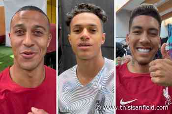 “Spitting image of Bruno Mars!” – Hilarious ‘pass the phone’ video from Liverpool media day - This Is Anfield