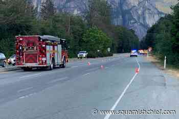 Fire in Squamish near The Brick - Squamish Chief