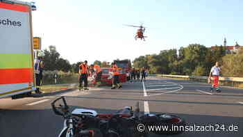 Motorradfahrer mittelschwer verletzt - mit Heli ins Krankenhaus