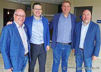 Conservative leadership hopeful Poilievre speaks in Weyburn - SaskToday.ca