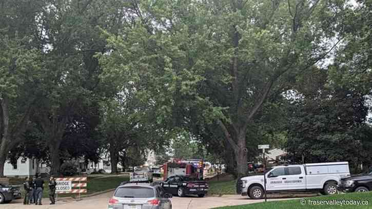 Patrol: 4 found dead in 2 burning homes in Nebraska city