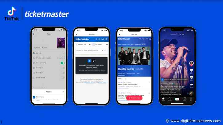 TikTok Integrates Ticketmaster Concert Tickets Directly In-App